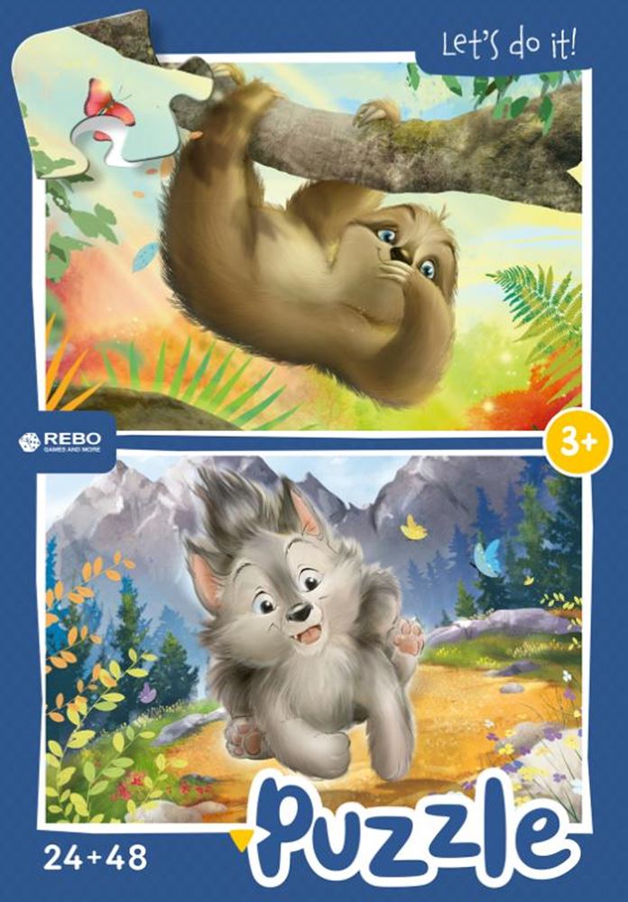 Load image into Gallery viewer, Rebo productions rebo legpuzzel 24 + 48 stukjes - little