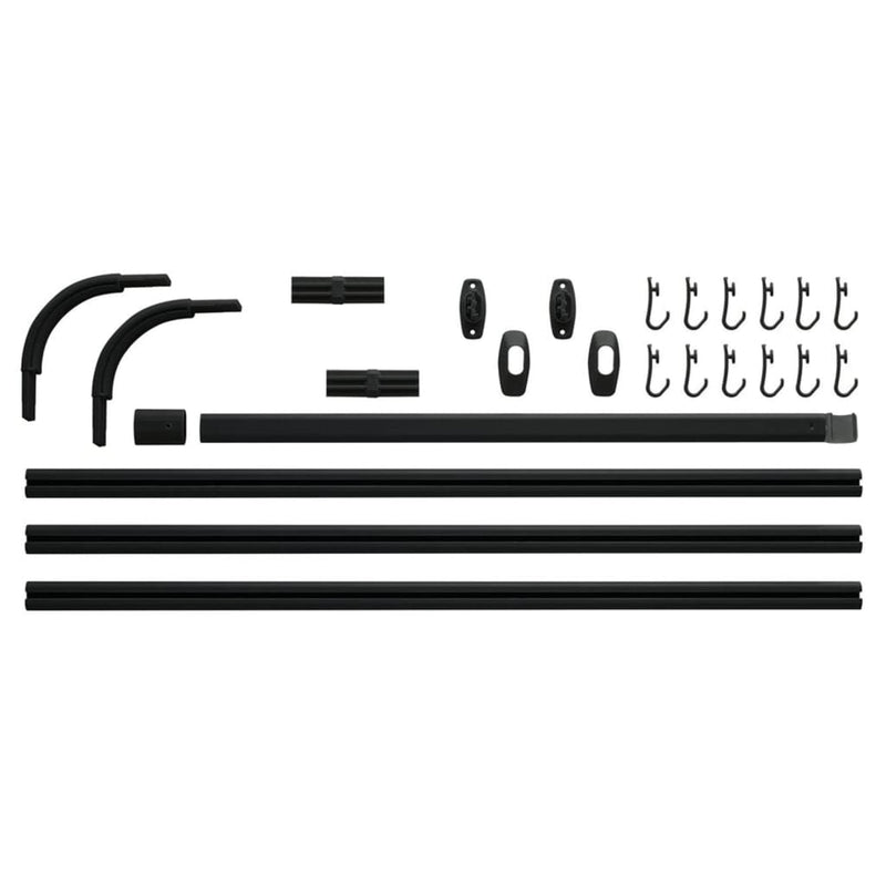 Load image into Gallery viewer, Sealskin douchegordijnstangenset easy-roll zwart