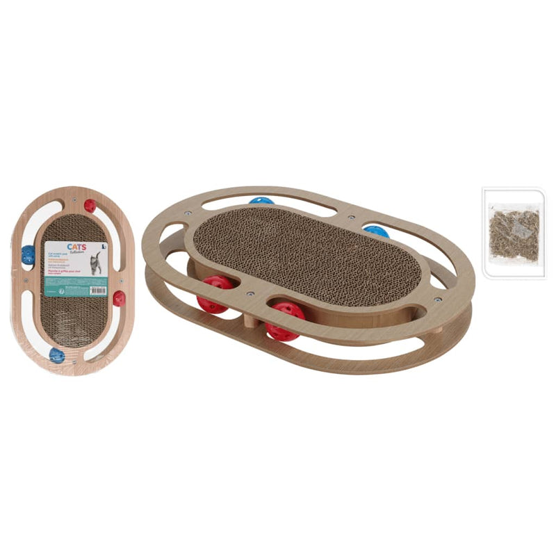 Load image into Gallery viewer, Pets collection kattenkrabmat 41,5x27x5 cm naturel
