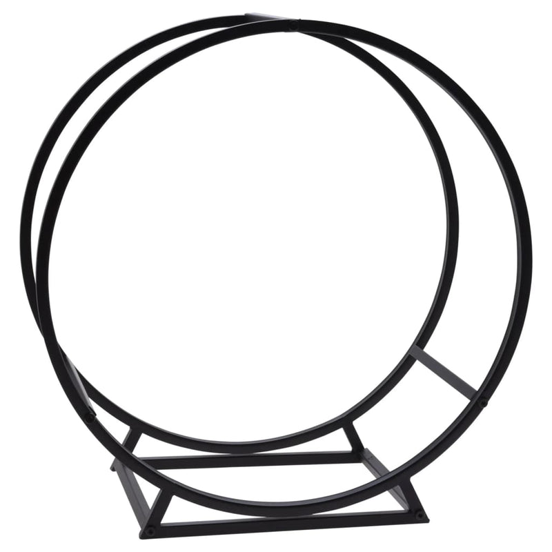 Load image into Gallery viewer, ProGarden ProGarden Haardhoutrek rond 50x25x51,5 cm zwart