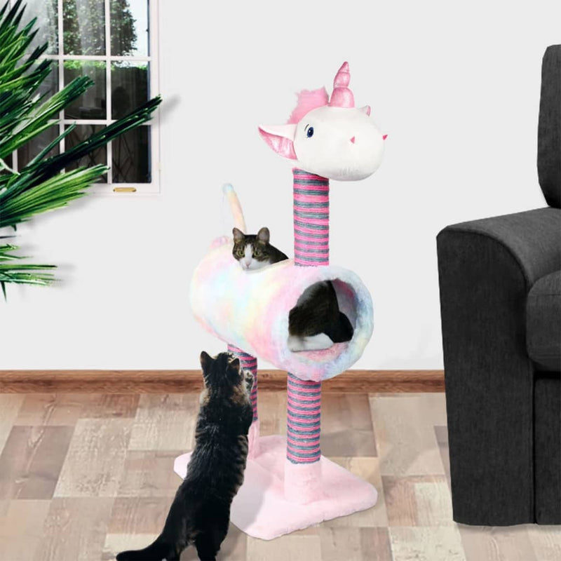 Load image into Gallery viewer, Pets Collection Pets Collection Kattenkrabpaal Unicorn 40x30x85 cm