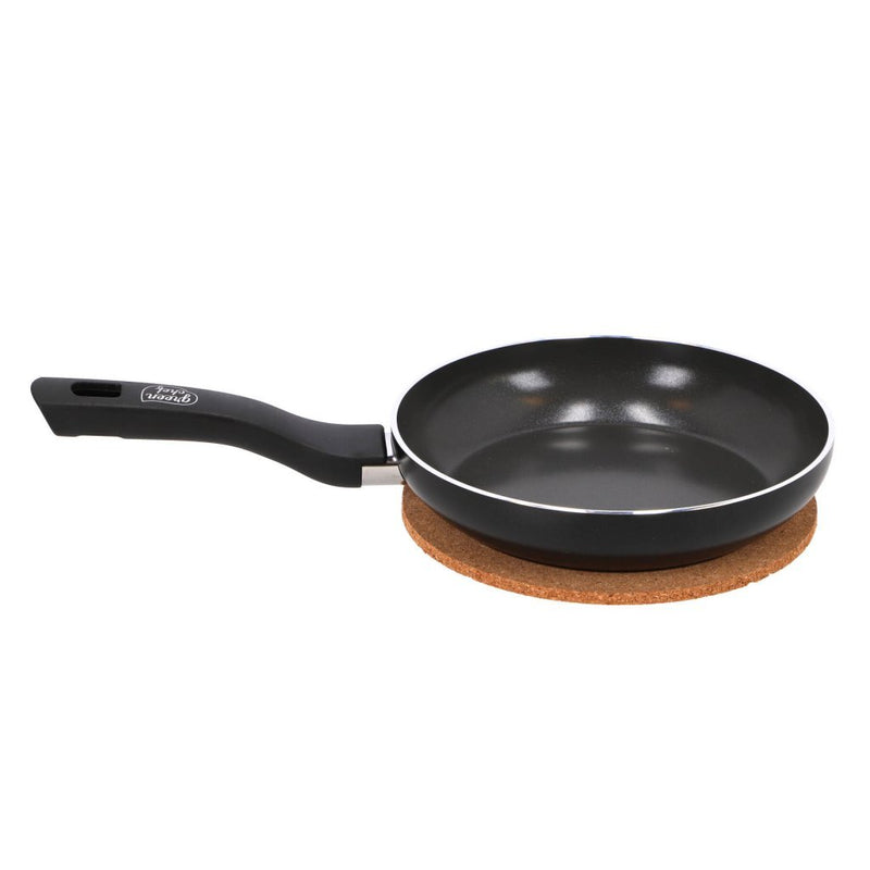 Afbeelding laden in galerijviewer, Excellent houseware onderzetters kurk rond set a 3 stuks dia20cm