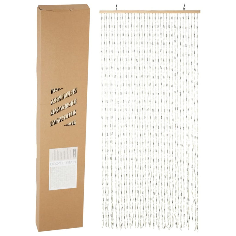 Load image into Gallery viewer, H S Collection H S Collection Deurgordijn 90x200 cm bamboe meerkleurig