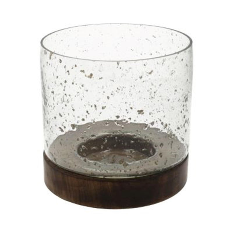 Afbeelding laden in galerijviewer, Hbx natural living kaarshouderhouder bubbels spazzol h16d17 zwart