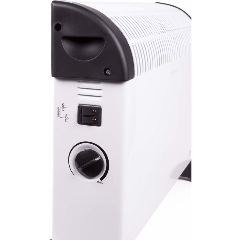 Load image into Gallery viewer, Benson convector heater 75- 1500w 52x17x32.5 cm wit zwart
