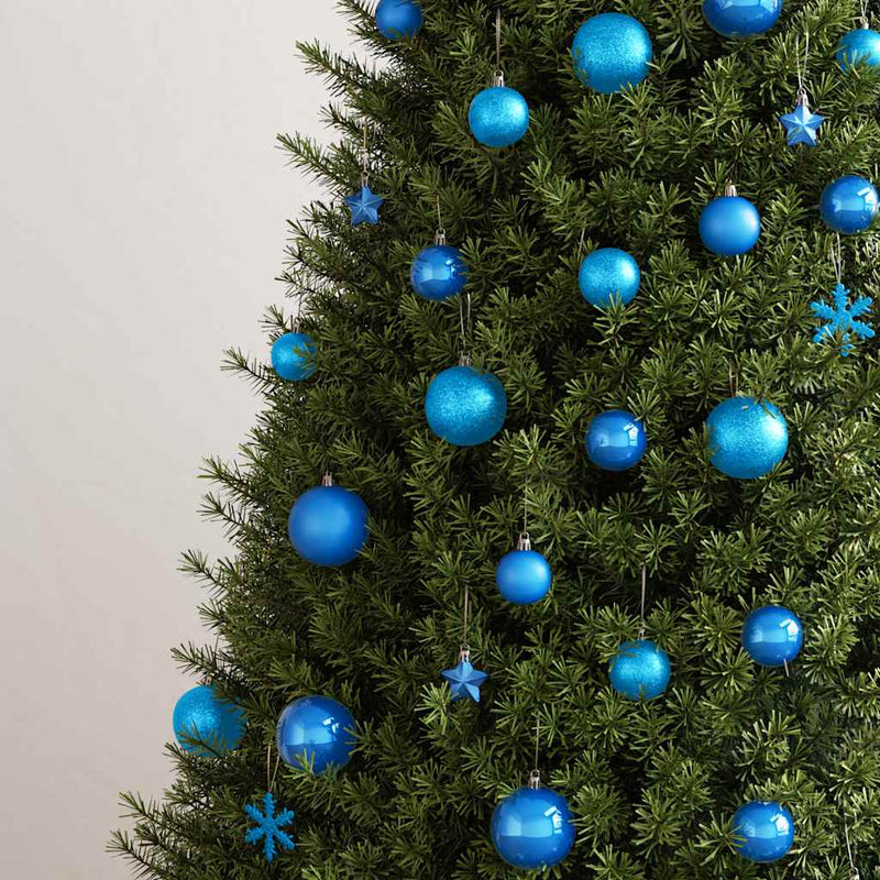 Afbeelding laden in galerijviewer, Vidaxl 111-delige kerstballenset polystyreen blauw
