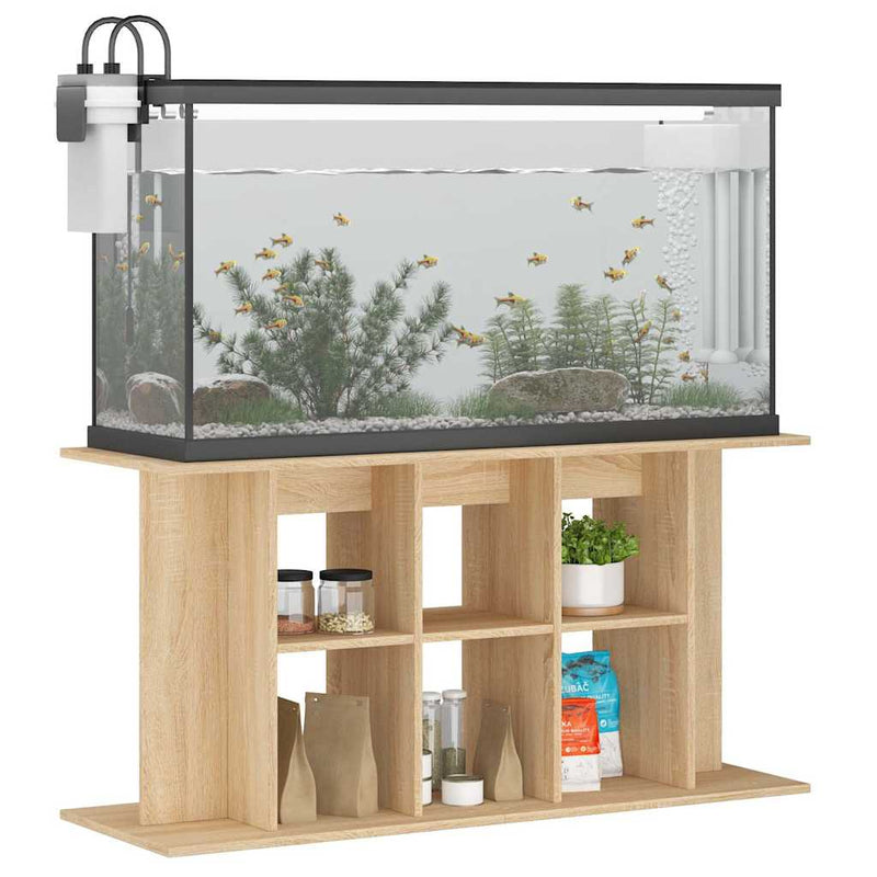 Load image into Gallery viewer, Vidaxl aquariumstandaard sonoma eiken 120x40x60 cm bewerkt hout
