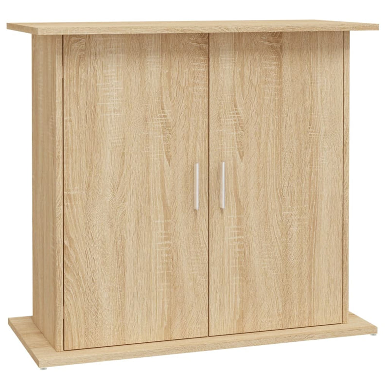 Load image into Gallery viewer, Vidaxl aquariumstandaard sonoma eiken 81x36x73 cm bewerkt hout