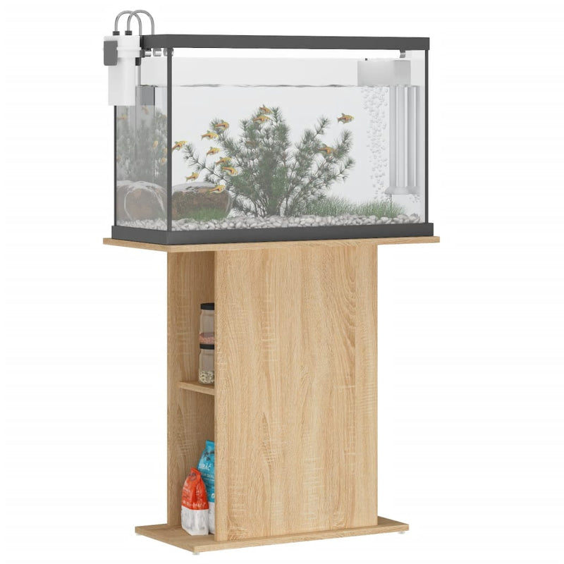 Load image into Gallery viewer, Vidaxl aquariumstandaard 75x36x72,5 cm bewerkt hout sonoma eiken