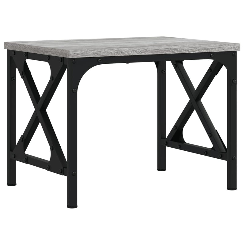 Load image into Gallery viewer, Vidaxl printerstandaard 40x30x31 cm bewerkt hout grijs sonoma eiken