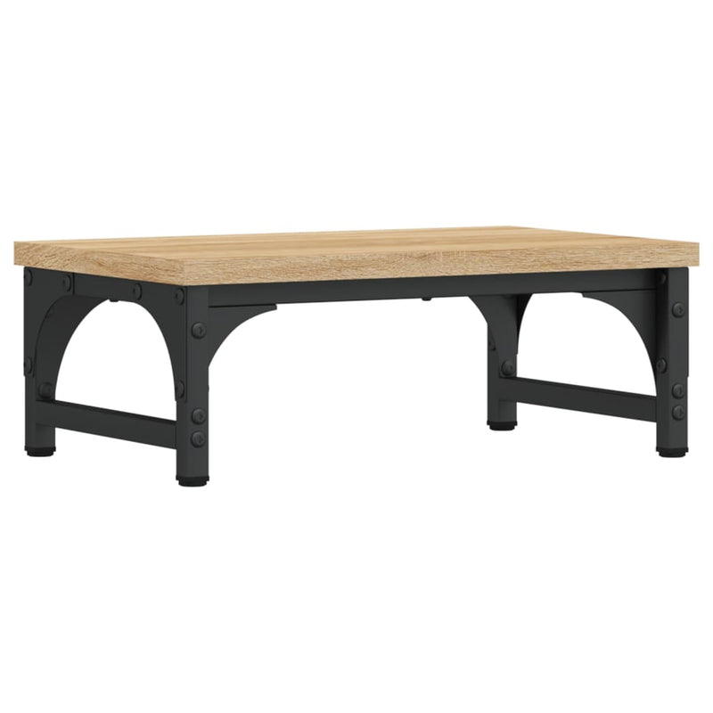 Load image into Gallery viewer, Vidaxl monitorstandaard 37x23x14 cm bewerkt hout sonoma eikenkleurig
