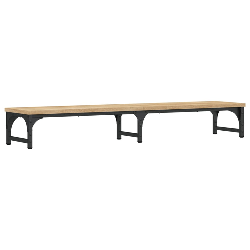 Afbeelding laden in galerijviewer, Vidaxl monitorstandaard 105x23x15,5 cm bewerkt hout sonoma eikenkleur