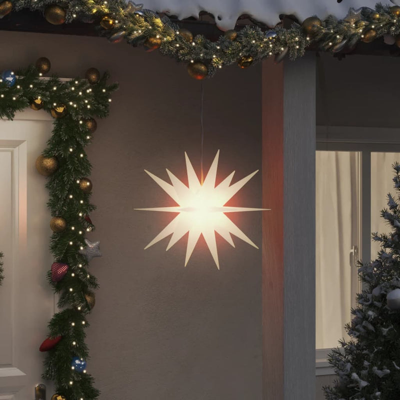 Afbeelding laden in galerijviewer, Vidaxl kerstlamp met led inklapbaar 43 cm wit