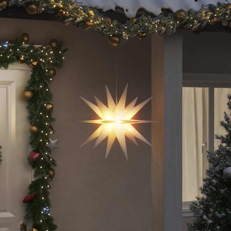 Load image into Gallery viewer, Vidaxl kerstlamp met led inklapbaar 57 cm wit