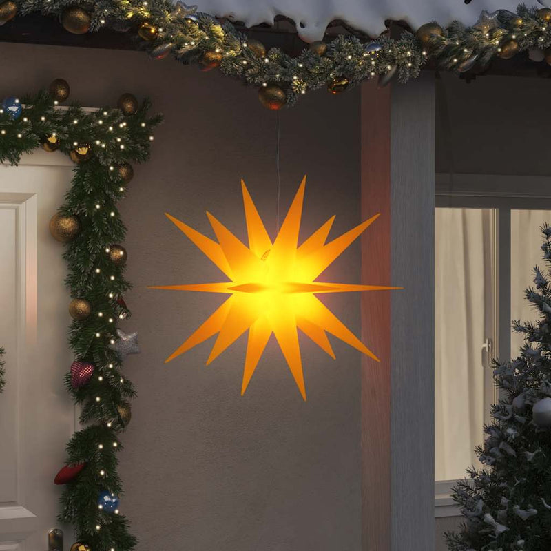 Load image into Gallery viewer, Vidaxl kerstlamp met led inklapbaar 100 cm geel