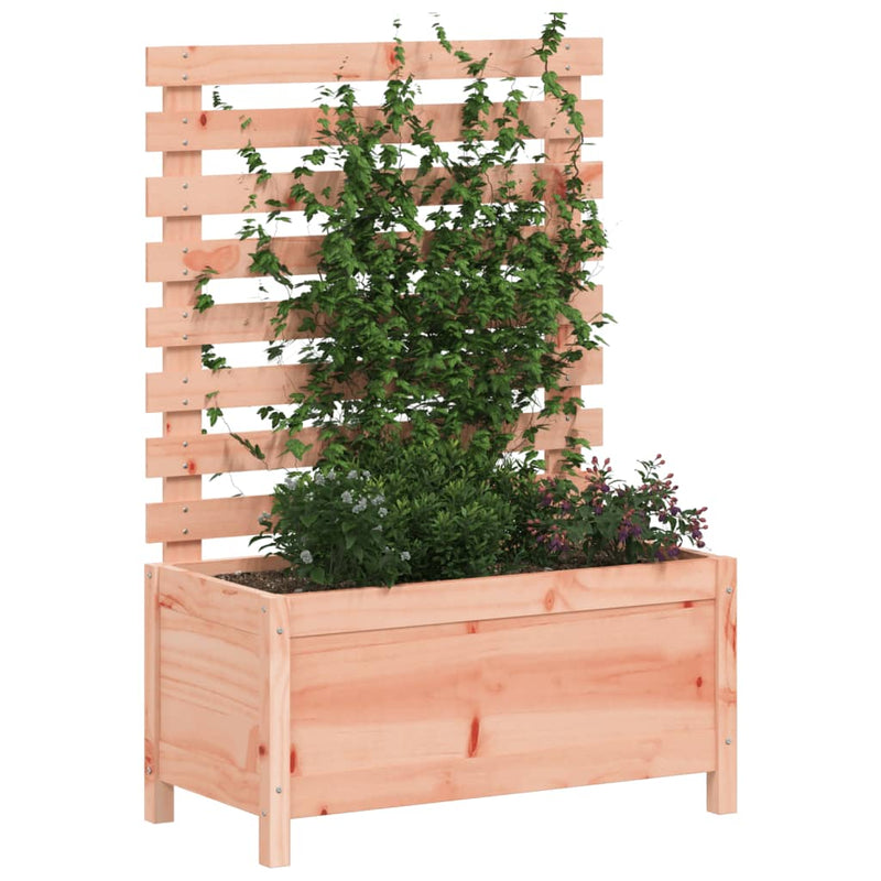 Load image into Gallery viewer, Vidaxl plantenbak met rek 79x39,5x114 cm massief douglashout