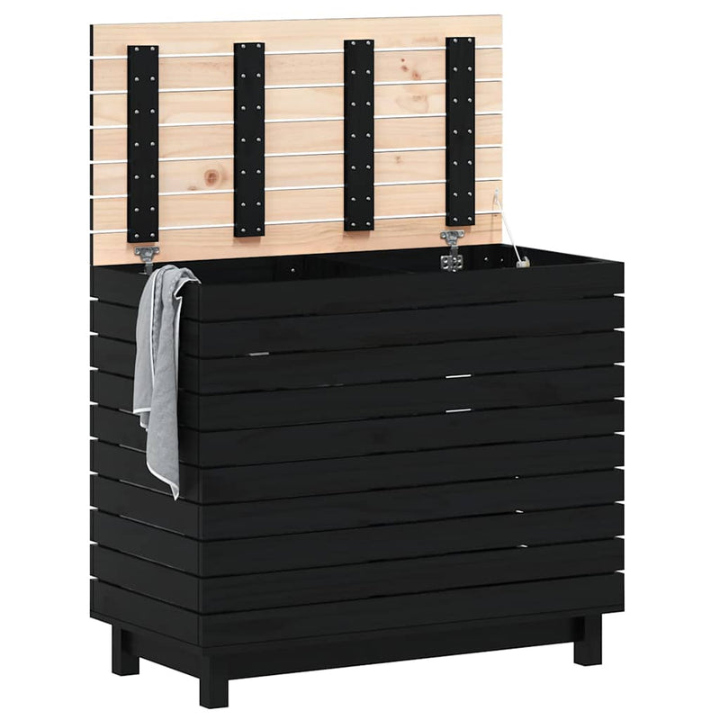 Load image into Gallery viewer, Vidaxl wasmand 88,5x44x76 cm massief grenenhout