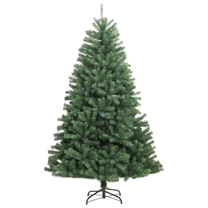 Afbeelding laden in galerijviewer, Vidaxl kunstkerstboom met scharnieren en standaard 210 cm groen