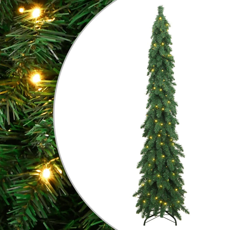 Load image into Gallery viewer, VidaXL Kunstkerstboom met verlichting 100 LED's 180 cm