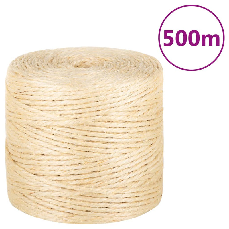 Load image into Gallery viewer, Vidaxl touw 4 mm 500 m 100% sisal