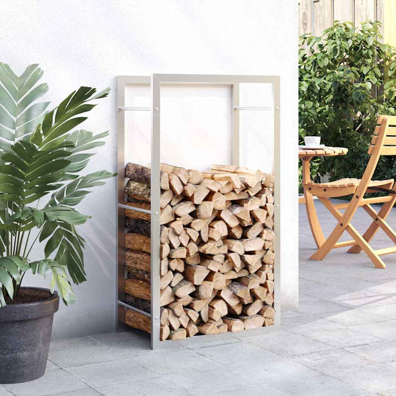 Load image into Gallery viewer, Vidaxl haardhoutrek 50x28x94 cm roestvrij staal