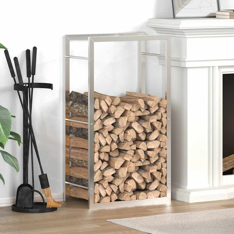 Load image into Gallery viewer, Vidaxl haardhoutrek 50x28x94 cm roestvrij staal