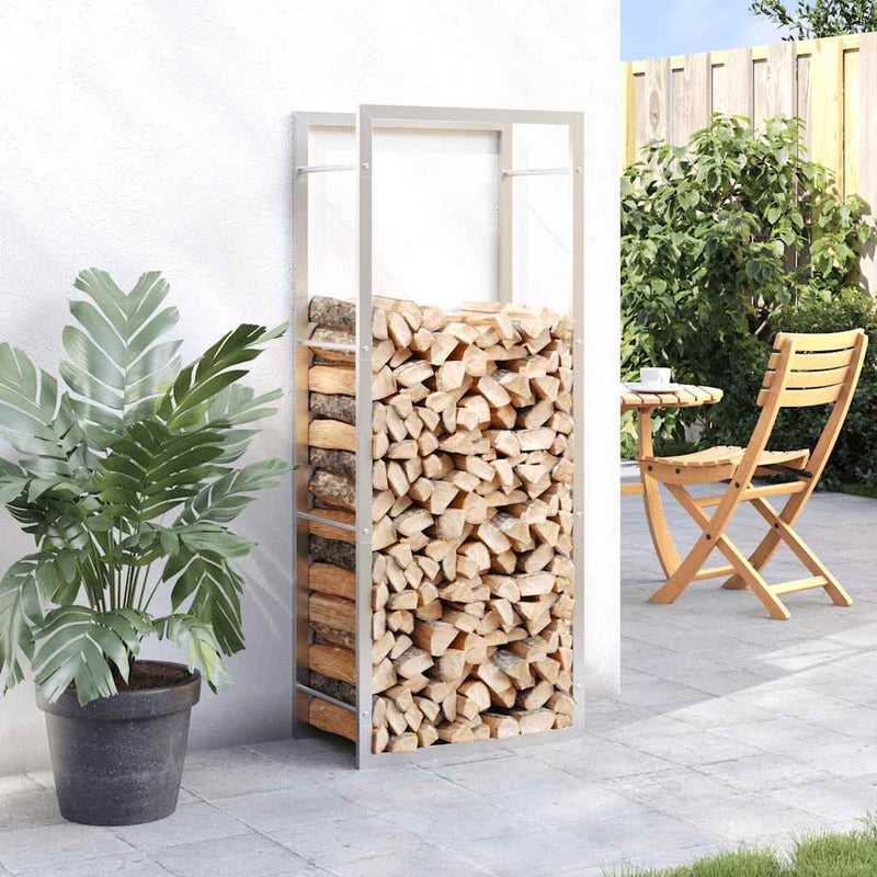 Load image into Gallery viewer, Vidaxl haardhoutrek 50x28x132 cm roestvrij staal