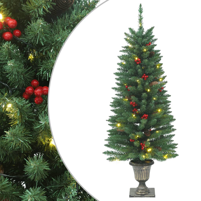 Load image into Gallery viewer, Vidaxl kunstkerstbomen 2 st 100 led's 120 cm groen