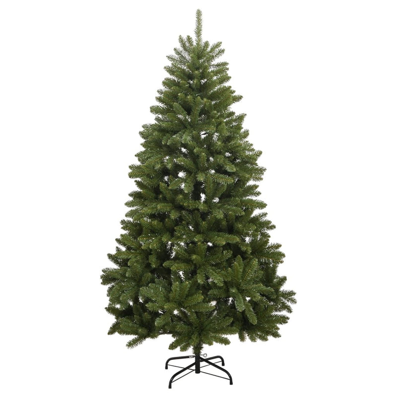 Load image into Gallery viewer, Vidaxl kunstkerstboom met scharnieren en standaard 210 cm groen