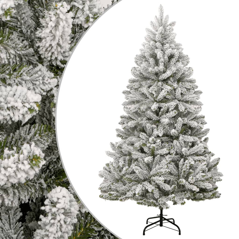 Afbeelding laden in galerijviewer, Vidaxl kunstkerstboom met scharnieren en sneeuw 210 cm