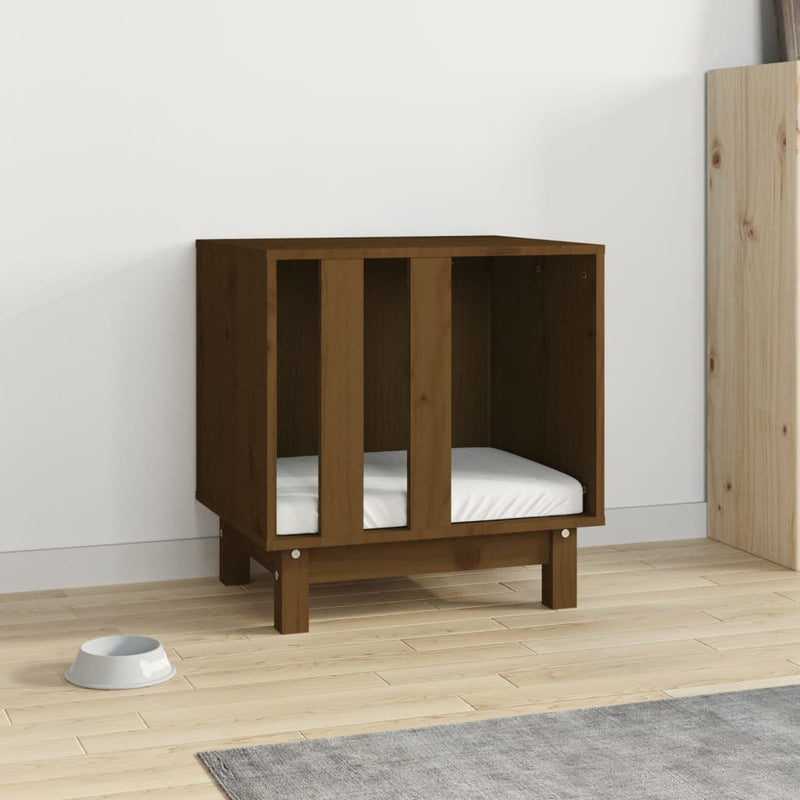 Load image into Gallery viewer, Vidaxl hondenhok 50x40x52 cm massief grenenhout honingbruin