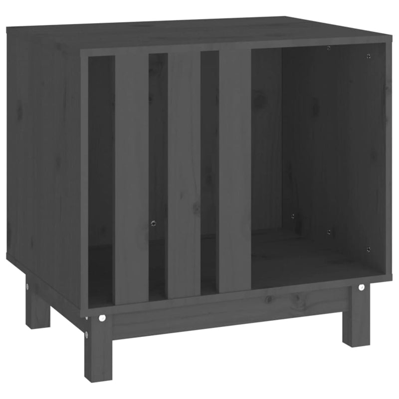 Load image into Gallery viewer, VidaXL Hondenhok 60x45x57 cm massief grenenhout grijs