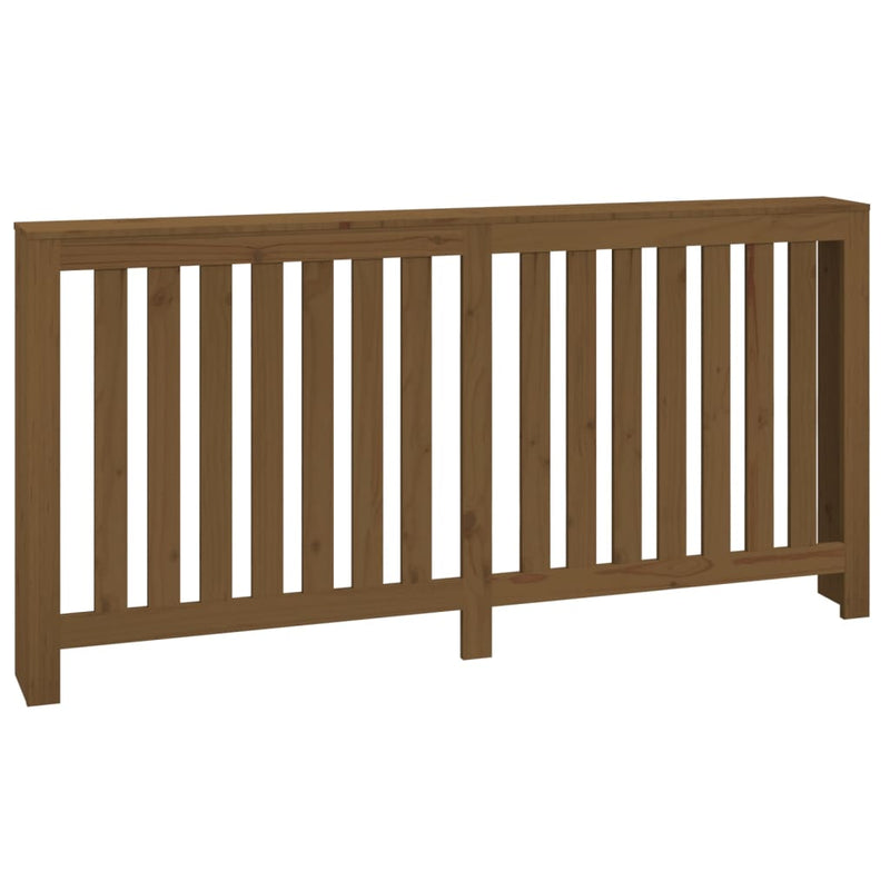 Load image into Gallery viewer, VidaXL Radiatorombouw 169x19x84 cm massief grenenhout honingbruin