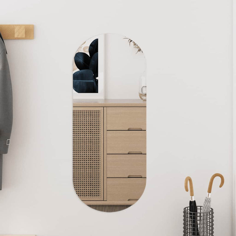 Load image into Gallery viewer, Vidaxl wandspiegel 25x60 cm ovaal glas