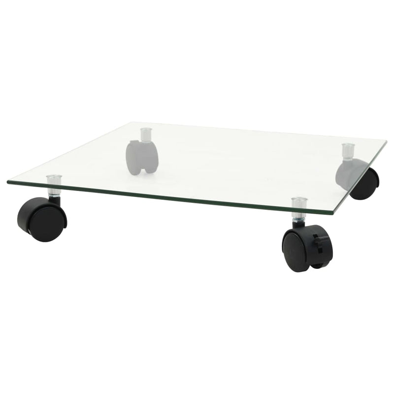 Load image into Gallery viewer, VidaXL Plantenrollers 4 st vierkant 35x35 cm gehard glas