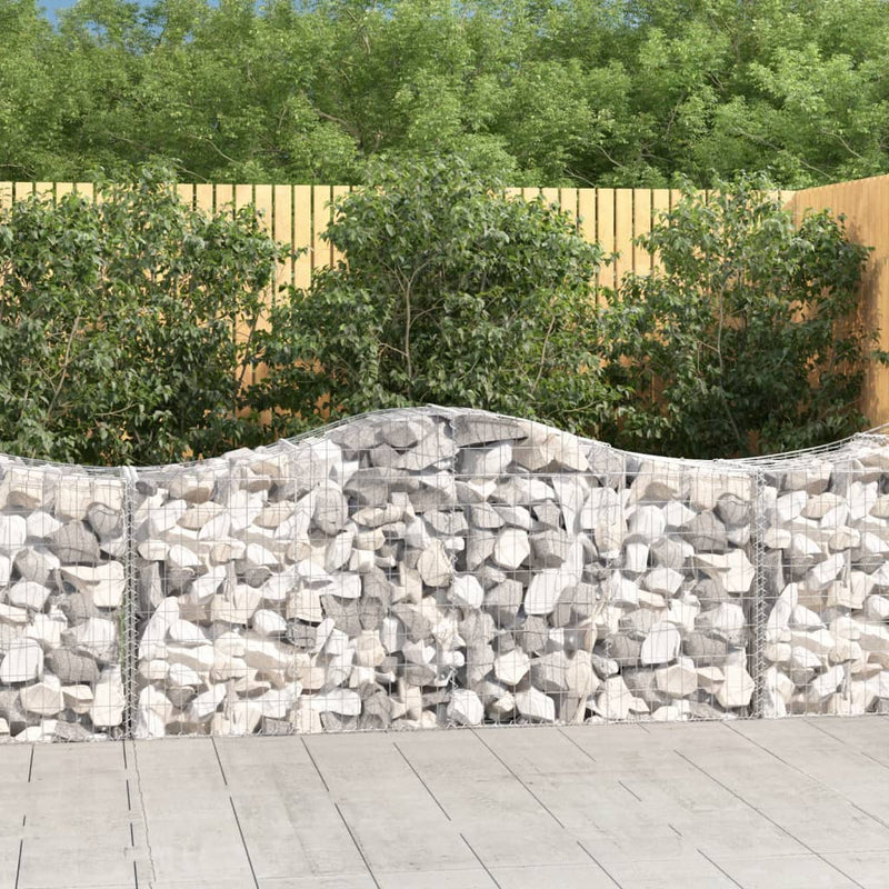 Load image into Gallery viewer, VidaXL Schanskorven 13 st gewelfd 200x50x80 100 cm ijzer