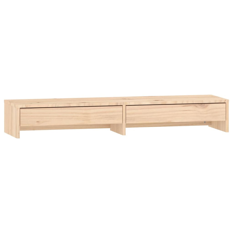 Load image into Gallery viewer, Vidaxl monitorstandaard 100x27x15 cm massief grenenhout