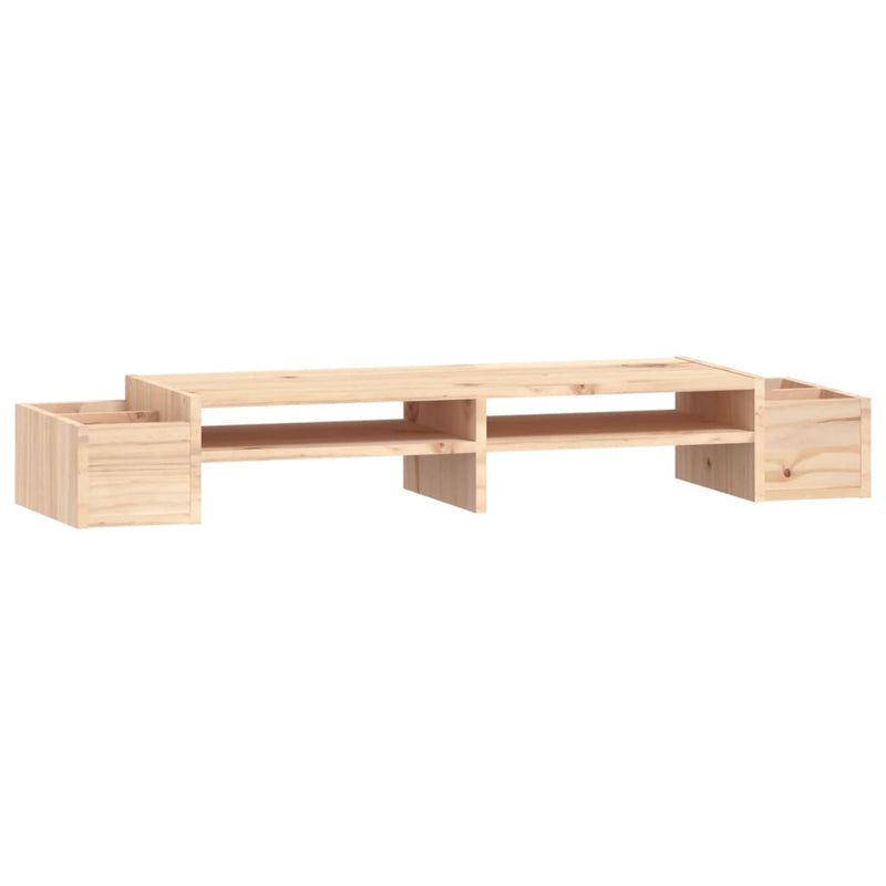 Afbeelding laden in galerijviewer, Vidaxl monitorstandaard 100x27,5x15 cm massief grenenhout