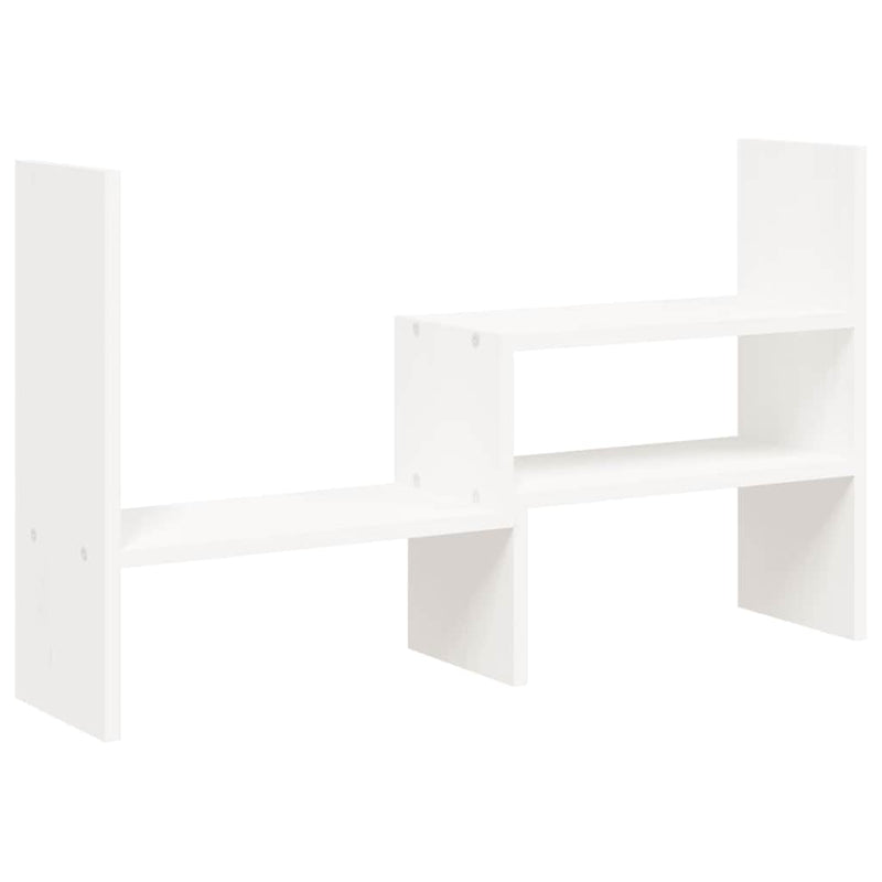 Load image into Gallery viewer, Vidaxl monitorstandaard (39-72)x17x43 cm massief grenenhout wit