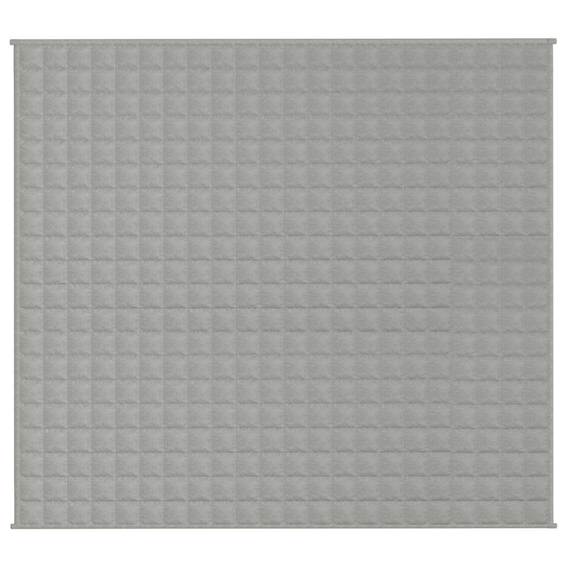 Load image into Gallery viewer, Vidaxl verzwaringsdeken 200x225 cm 9 kg stof grijs