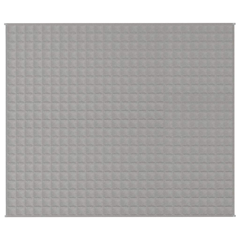Load image into Gallery viewer, Vidaxl verzwaringsdeken 220x260 cm 15 kg stof grijs