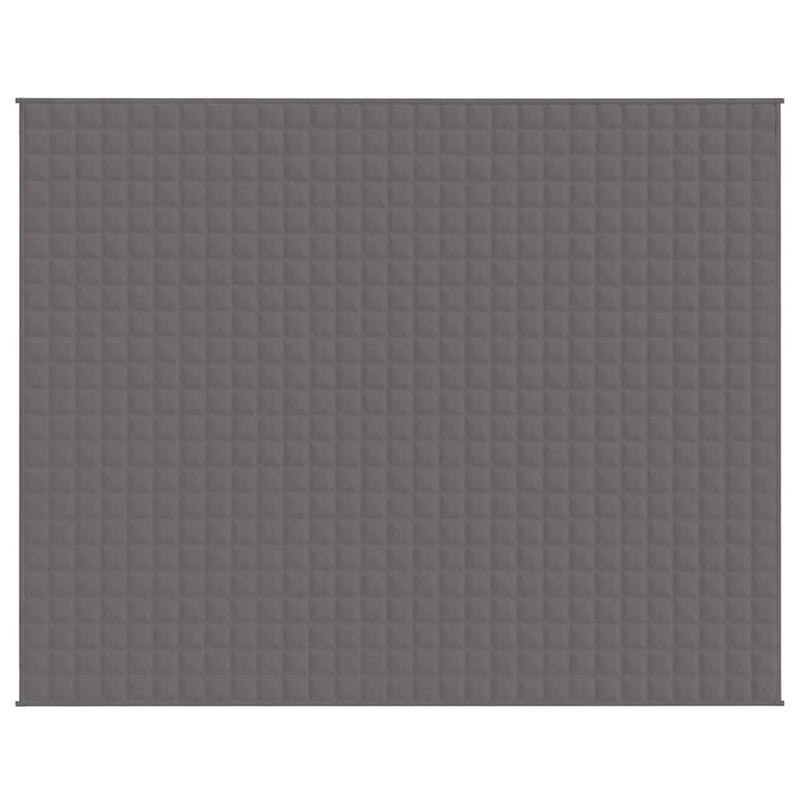 Load image into Gallery viewer, Vidaxl verzwaringsdeken 235x290 cm 11 kg stof grijs