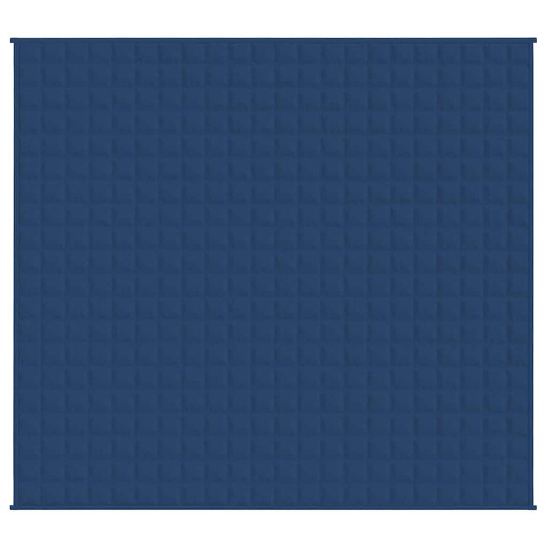 Load image into Gallery viewer, Vidaxl verzwaringsdeken 220x235 cm 11 kg stof blauw