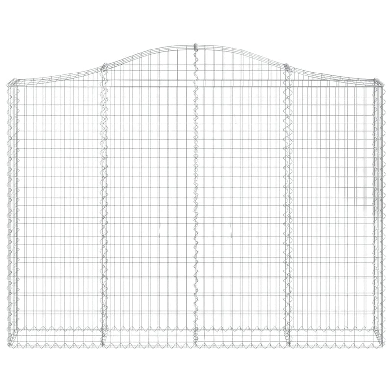 Load image into Gallery viewer, VidaXL Schanskorf gewelfd 200x30x140 160 cm gegalvaniseerd ijzer