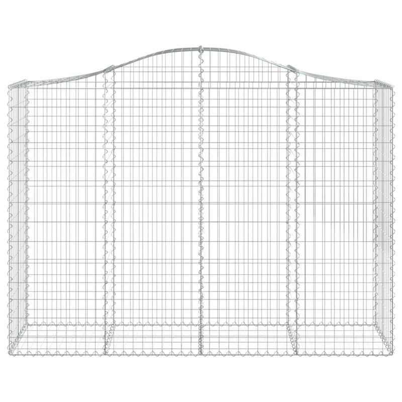 Load image into Gallery viewer, VidaXL Schanskorf gewelfd 200x50x140 160 cm gegalvaniseerd ijzer