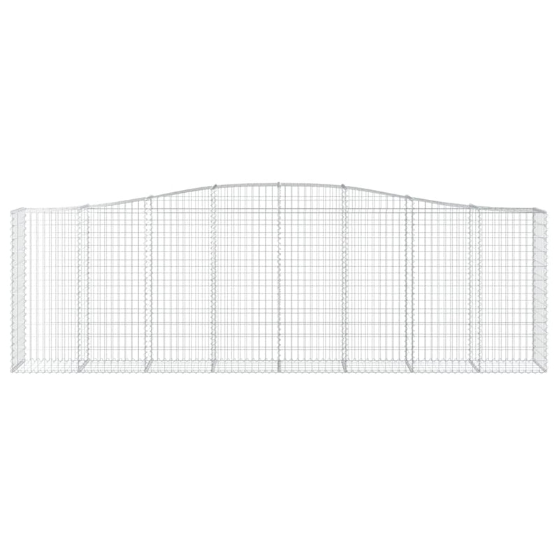 Load image into Gallery viewer, VidaXL Schanskorf gewelfd 400x50x120 140 cm gegalvaniseerd ijzer