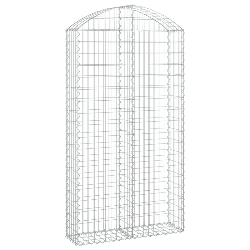Load image into Gallery viewer, Vidaxl schanskorf gewelfd 100x30x180 200 cm gegalvaniseerd ijzer
