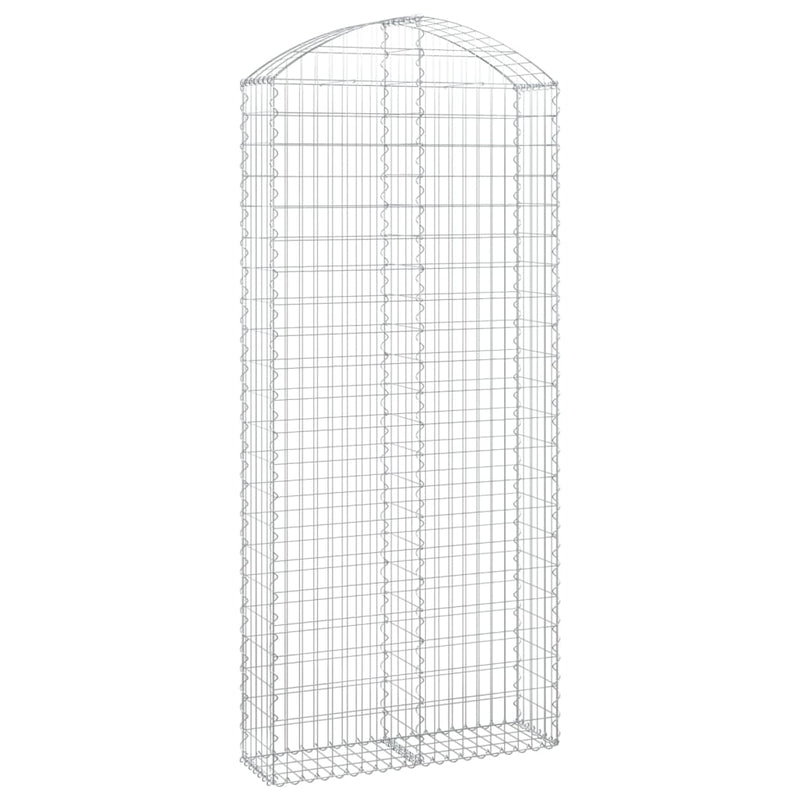 Load image into Gallery viewer, Vidaxl schanskorf gewelfd 100x30x220 240 cm gegalvaniseerd ijzer