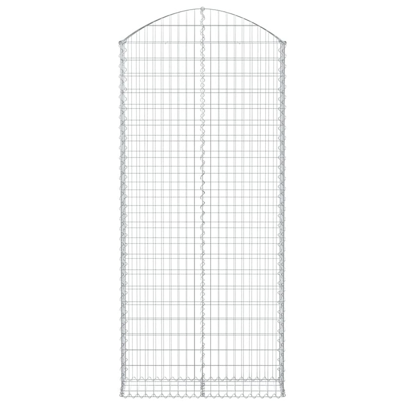 Load image into Gallery viewer, Vidaxl schanskorf gewelfd 100x30x220 240 cm gegalvaniseerd ijzer