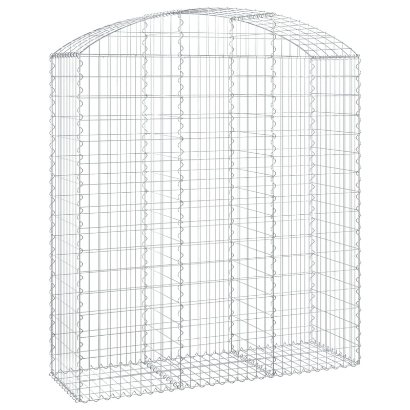 Load image into Gallery viewer, Vidaxl schanskorf gewelfd 150x50x160 180 cm gegalvaniseerd ijzer